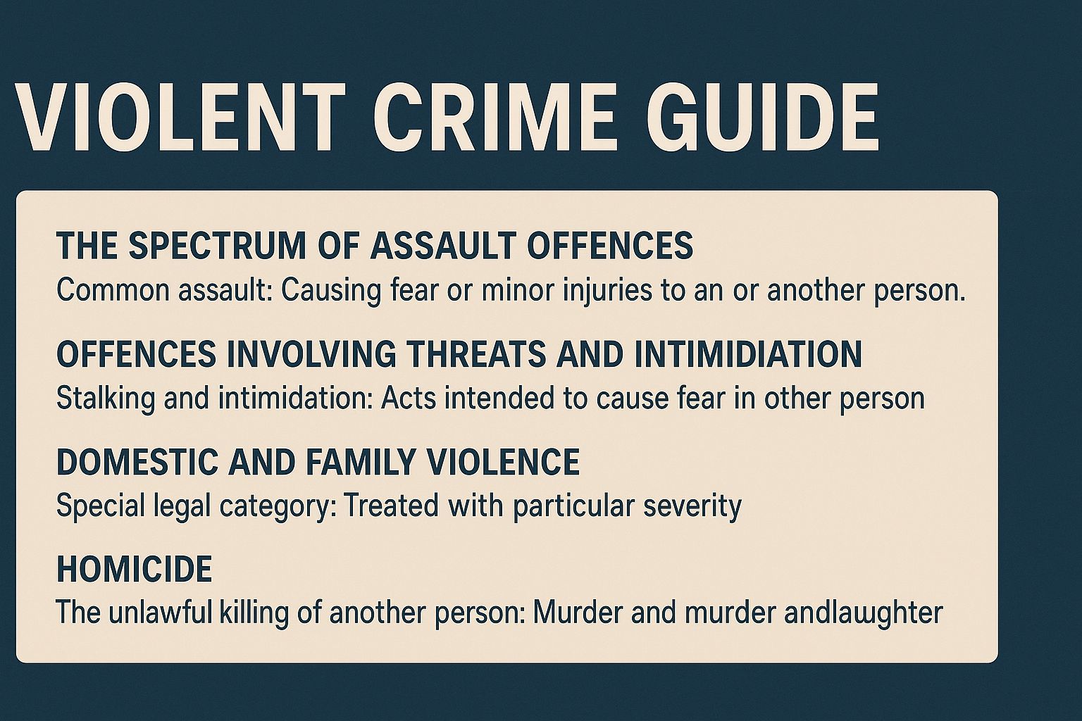 Violent Crime 
